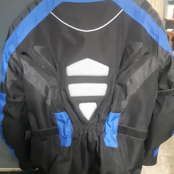 Motorcycle Jacket, American Eagle, Touring, Padded Armored, Removable liner, 3XL - Picture 2 of 4